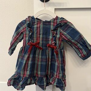 Ruffle Butts Multicolor Plaid Baby Dress